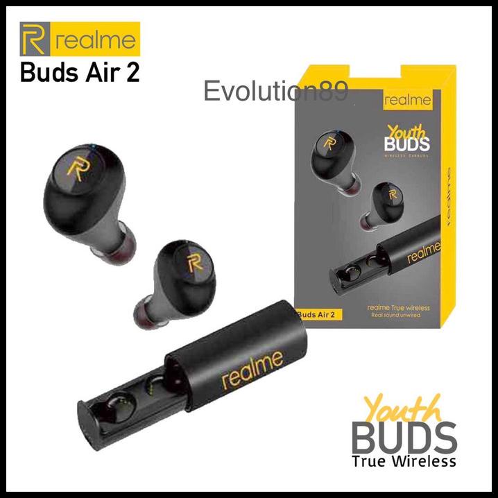 Headset Bluetooth Wireless Realme Buds Air 2 Original