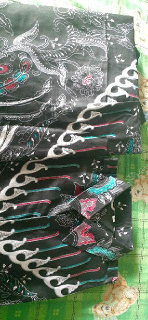 Batik Couple Keluarga Sania Ruffle Ori Ndoro Jowi Dnt Sogan Sekar Ulir - Kupu Putih Abu