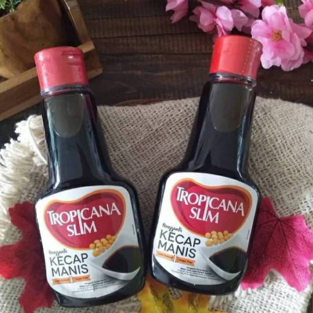 

kecap tropicana slim 200 ml rendah gulan dan garam untuk hipertensi diabtx