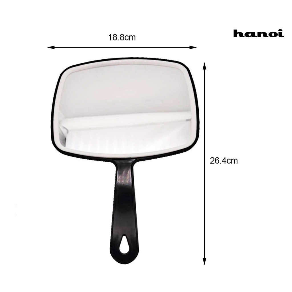 HQTM_Hand Mirror Anti-fog Portable Vibrant Color Home Salon Travel Cosmetic Mirror for Gift