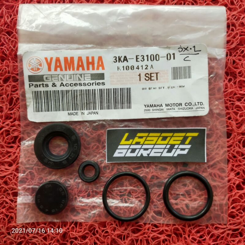 SEAL POMPA OLI SET RX-KING RXKING RX KING NEW MUDA ORI ORIGINAL TAHUN 1996 SAMPAI 2008