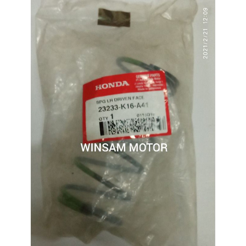 PER CVT poly Belakang Honda Beat fi injeksi 2016 asli Original AHM