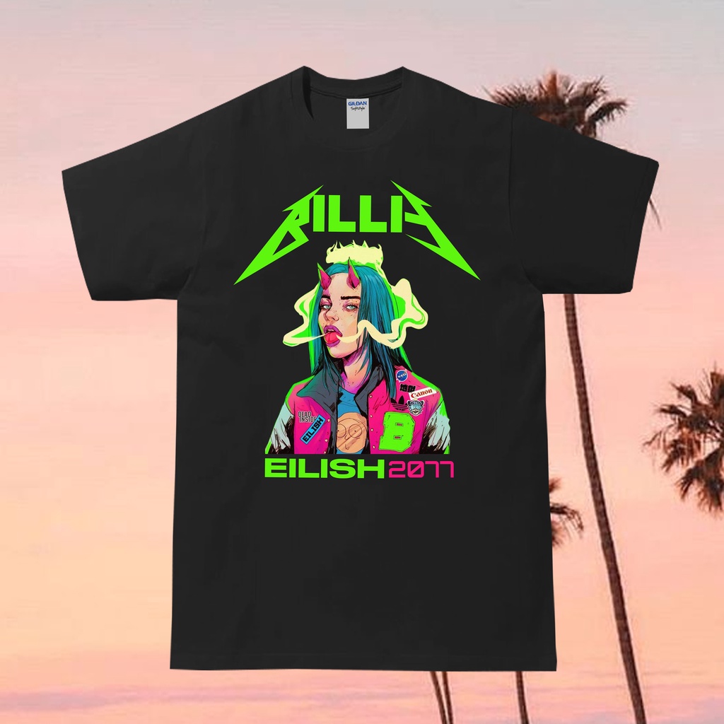Kaos Billie Eilish  Cyberpunk T-Shirt