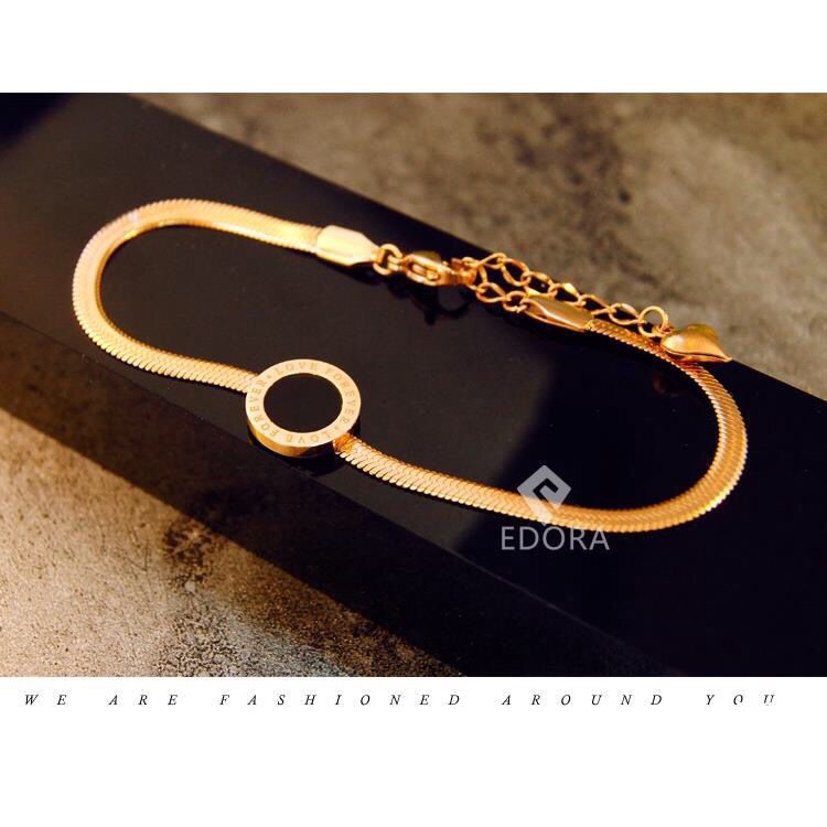 Gelang Tangan Titanium ASli Anti Luntur/Gelang Tangan Rantai Terbaru Fashion Kekinian - Kalung WAnita import korea - Terlaris