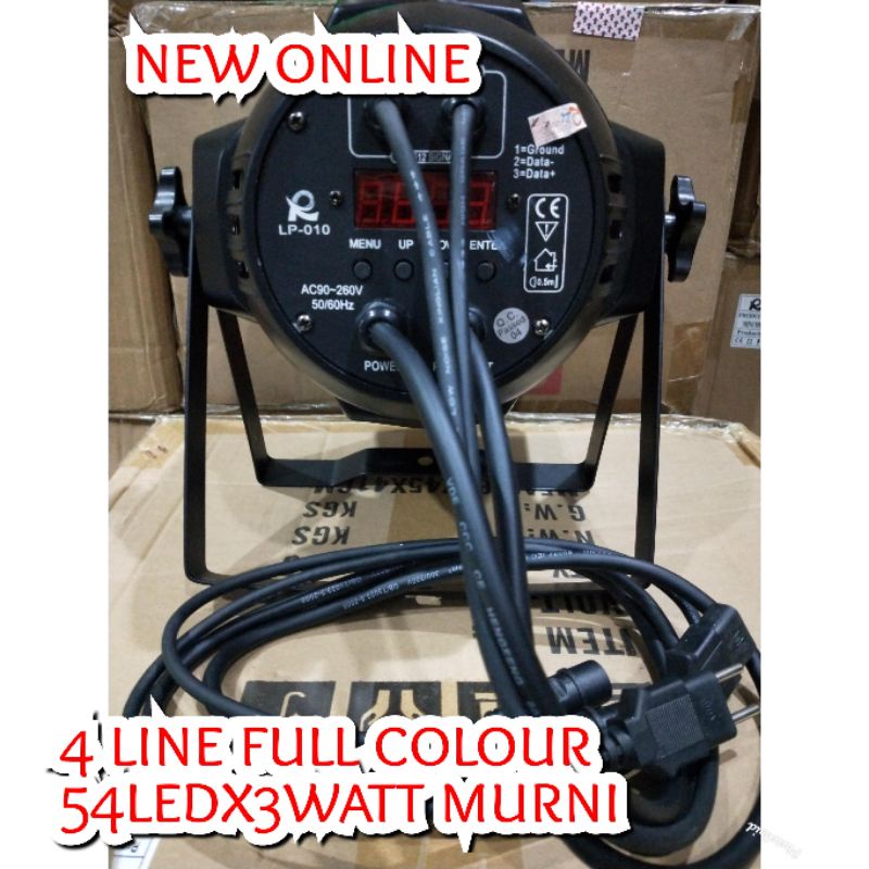 PARLED REDSUN RGBW FULL COLOUR 54LEDX3WATT MURNI 4LINE