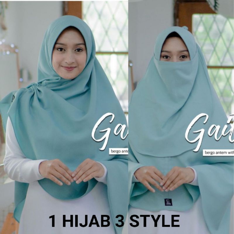 gaitsa khimar / khimar serut / jilbab instan / jilbab sport / hijab instan / elsa gallery / gaitsa a