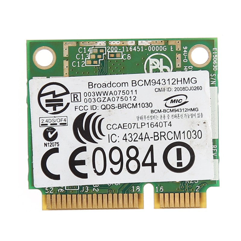 CRE  54M Wireless Wifi Mini PCI-E Card For Dell DW1397 0KW770 Broadcom BCM94312HMG2L