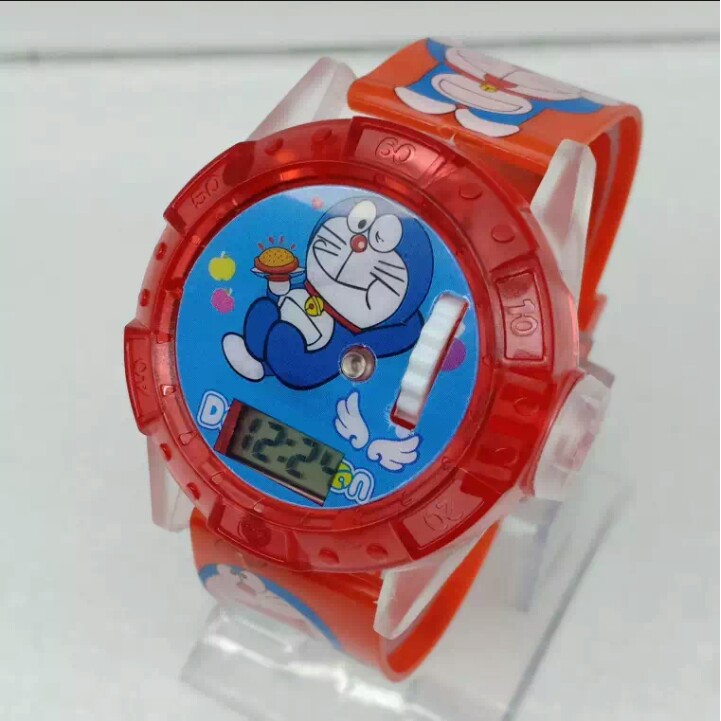 Jam Anak Jam Tangan Anak Doraemon Jam Lampu Dan Musik Trendy