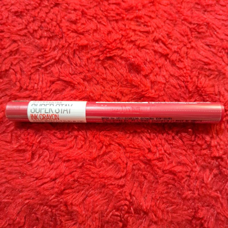Maybelline superstay ink crayon - 05 Live on The Edge