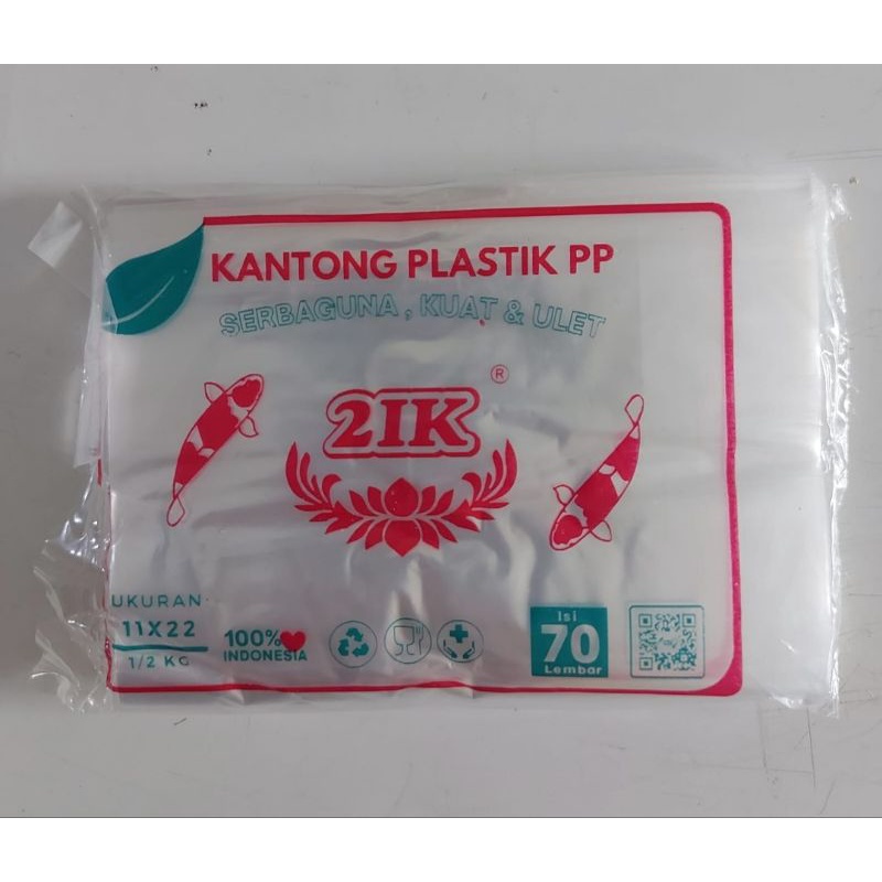Plastik PP Bening Koi (11 x 22) 1/2 kg