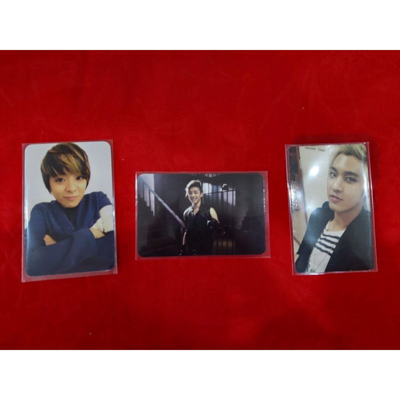 OFFICIAL Photocard Amber F(X), Jongup B.A.P, Seungho MBLAQ