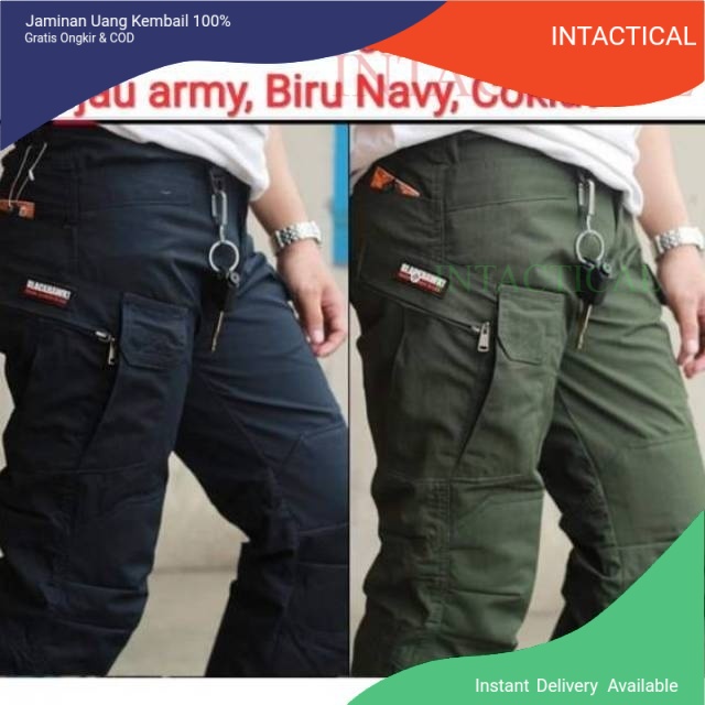 CELANA PANJANG CARGO PRIA TACTICAL BLAKHAWK Army Cowok laki Brimob Pdl ABRI TNI POLISI