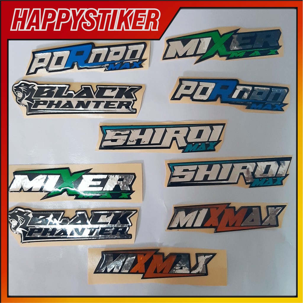 Emblem Motor Custom Nmax Aerox Pcx Scoopy Vario Beat