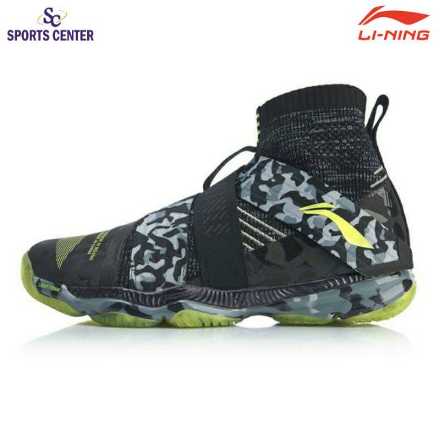 New Sepatu Badminton Lining Ranger 4.0 AYAP015-6 Black / Rare Grey
