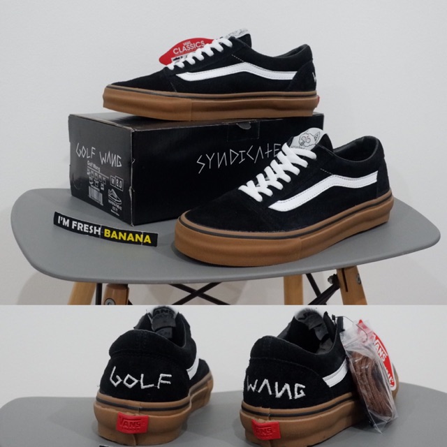 Sepatu Sneakers Desain Vans  Old Skool Bahan 100 Premium 