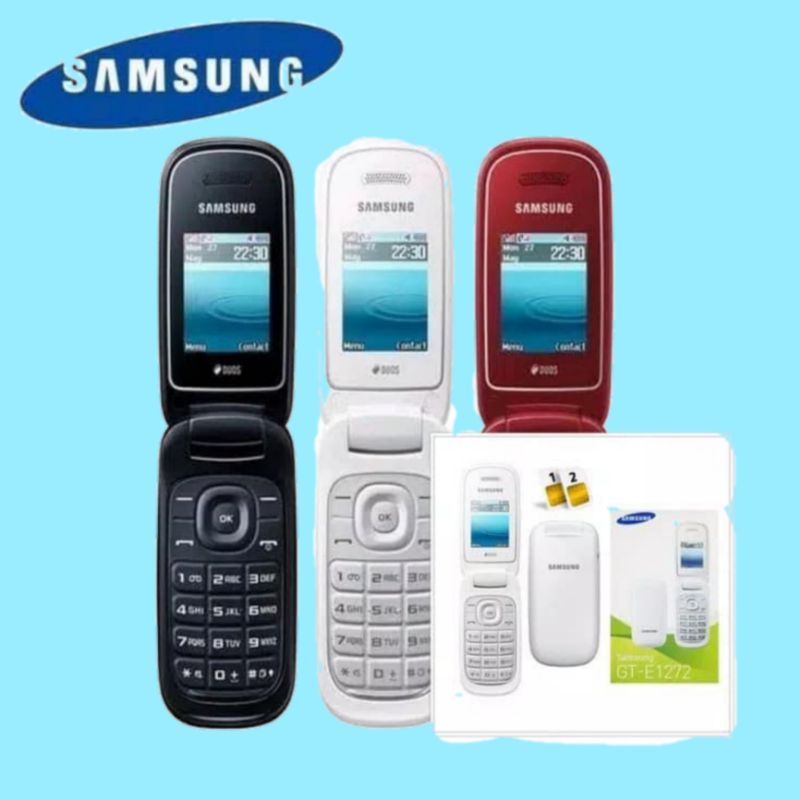 SAMSUNG FLIP SAMSUNG E1272 SAMSUNG LIPAT DUAL SIM SAMSUNG JADUL LIPAT SAMSUNG CARAMEL