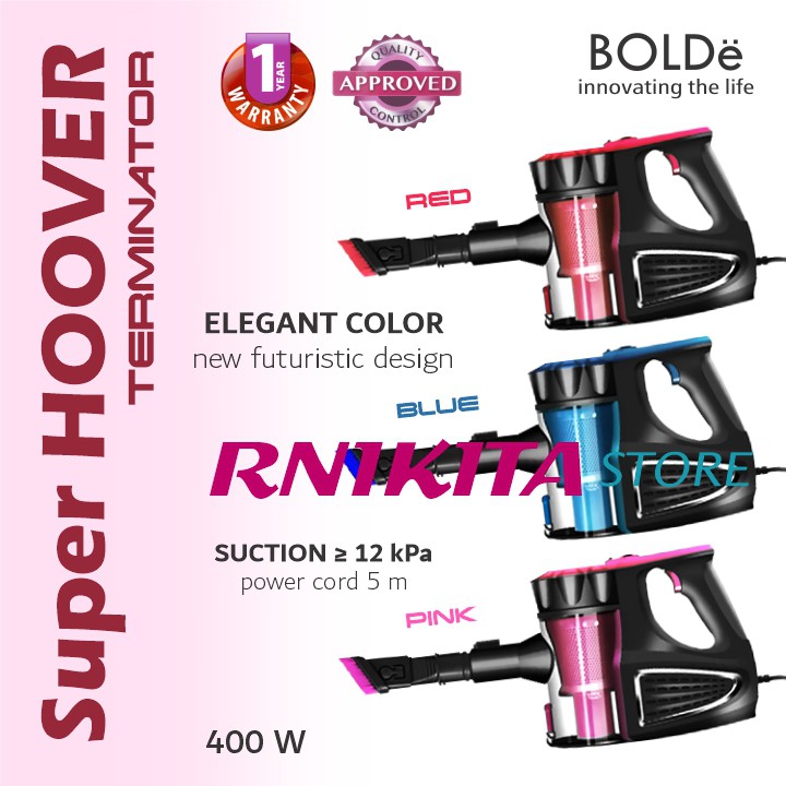 BOLDe SUPER HOOVER TERMINATOR - Motor Vacuum Cleaner Tidak Cepat Panas