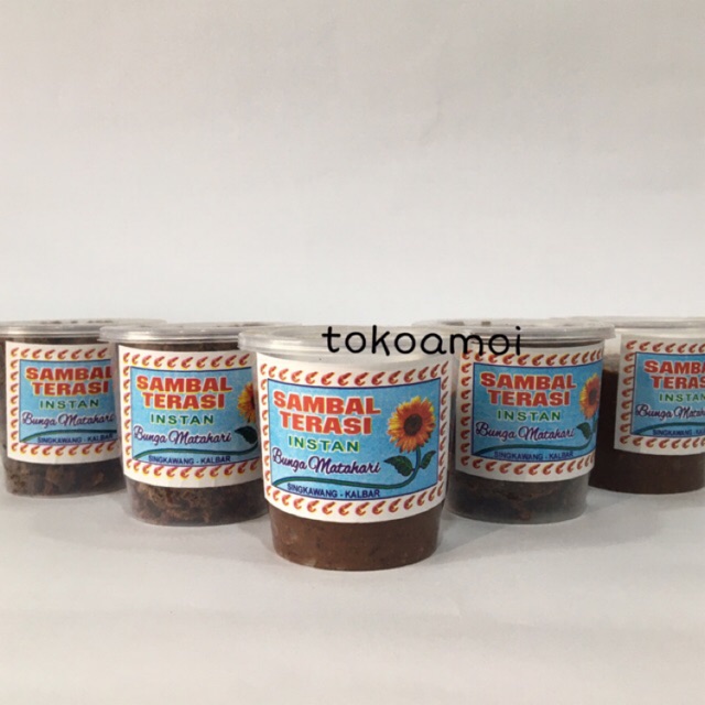 

SAMBAL TERASI BUNGA MATAHARI (KECIL/KERING/BASAH) 120gr TOKOAMOI
