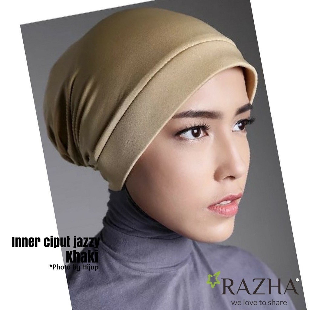 inner ciput Jazzy/Ciput pet/dalaman jilbab/ciput nyaman/ciput anti pusing