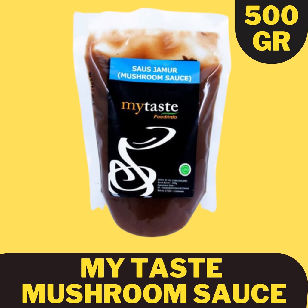 

Saus Saos Bumbu Marinasi Steak Sauce Mushroom Jamur My Taste 500g