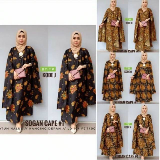 Cape gamis batik