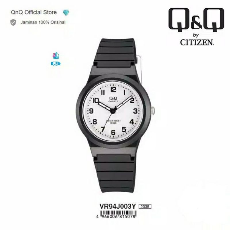 Jam Tangan Pria &amp; Wanita Q&amp;Q QnQ QQ VR94 VR94J Original Water