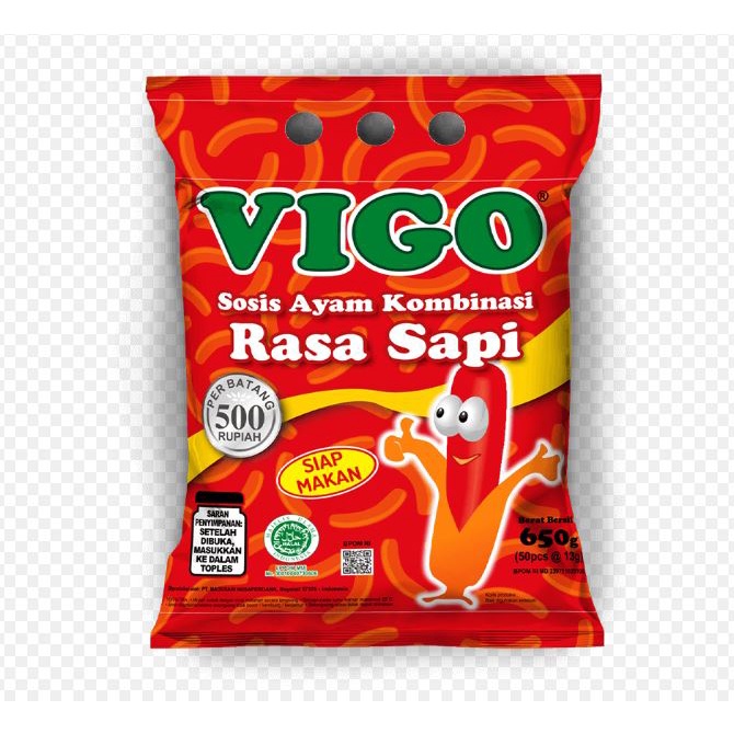 

Sosis Vigo Sapi (50 pcs + 2 pcs)