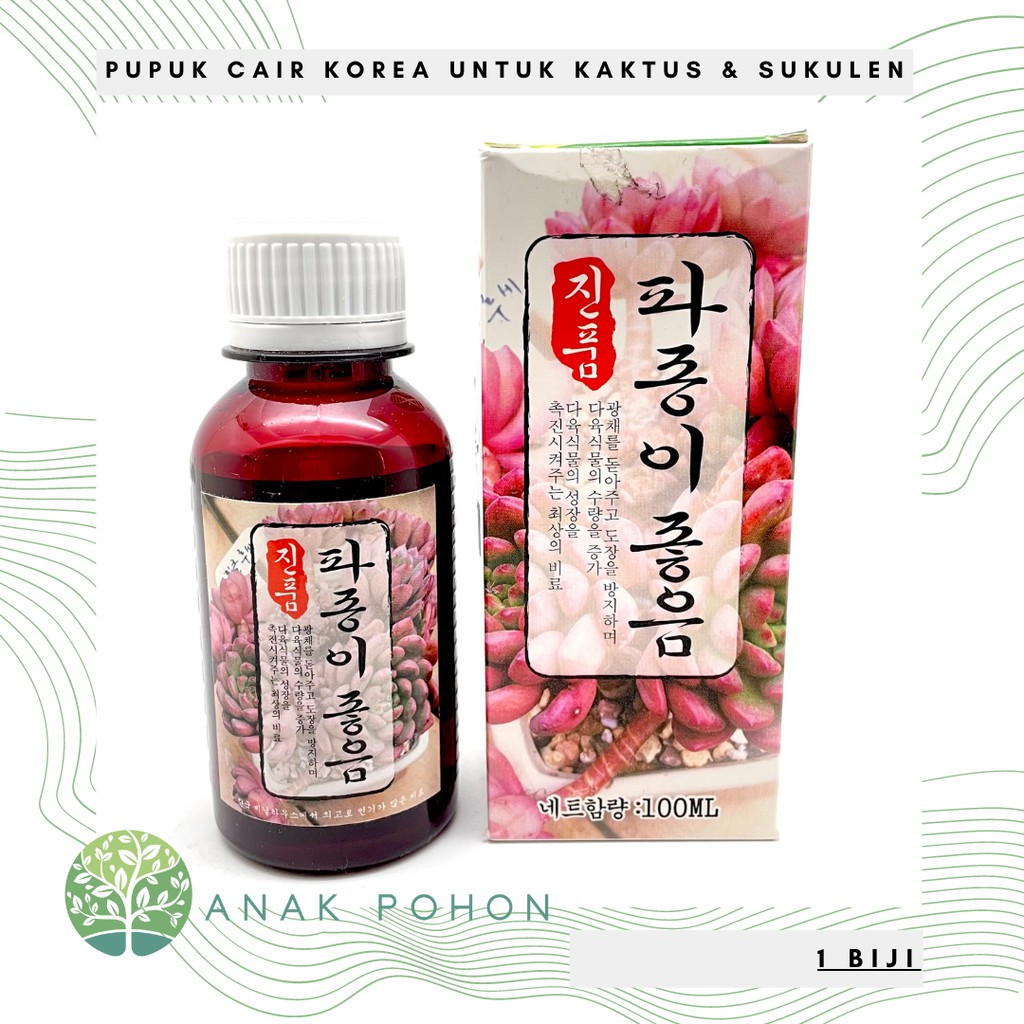 Pupuk Cair Untuk Kaktus &amp; Sukulen Import Korea - 100 ML - Promo Termurah