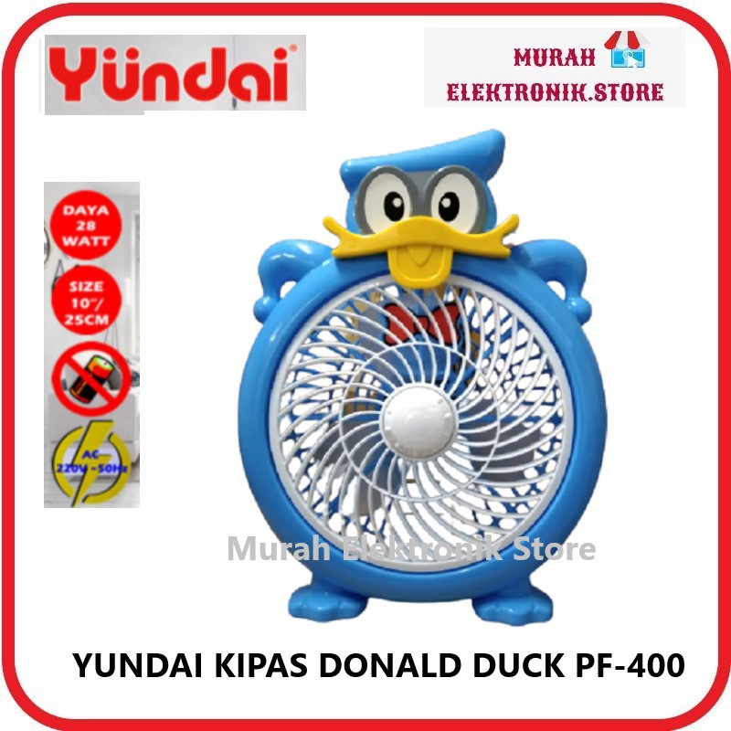 KIPAS ANGIN LISTRIK KARAKTER YUNDAI 10 INCH DUCK/TAYO