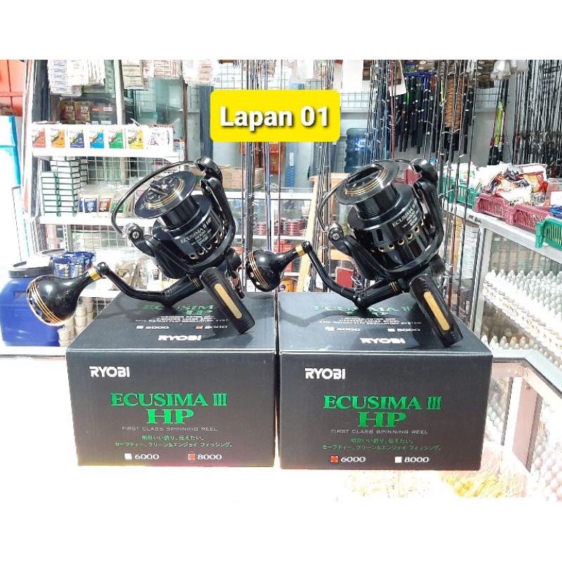 Reel Pancing Ryobi Ecusima III HP 6000 / 8000 / Reel Spinning Power Handle