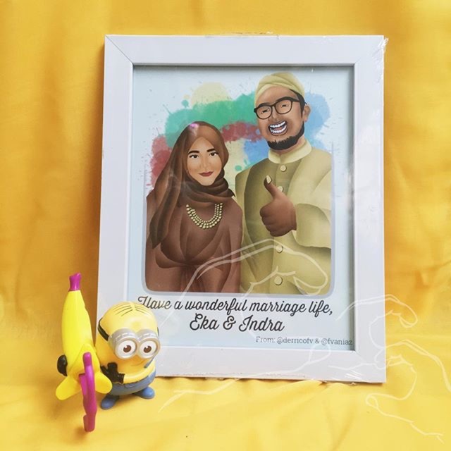

Custom Sketch Wajah Couple | Gambar Vektor Couple Murah | Digital Art Murah