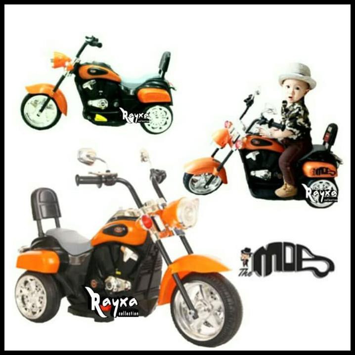 Langsung Kirim Motor Aki Anak Mob 3004 Terminator Mainan Motor Aki Model Moge