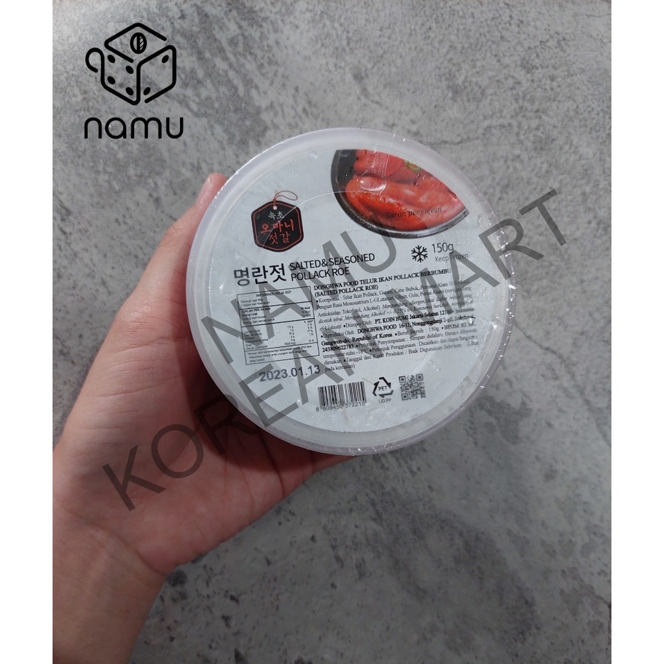 

Donghwa Salted Pollack Roe 150gr - Telur Ikan Polak Berbumbu Korea