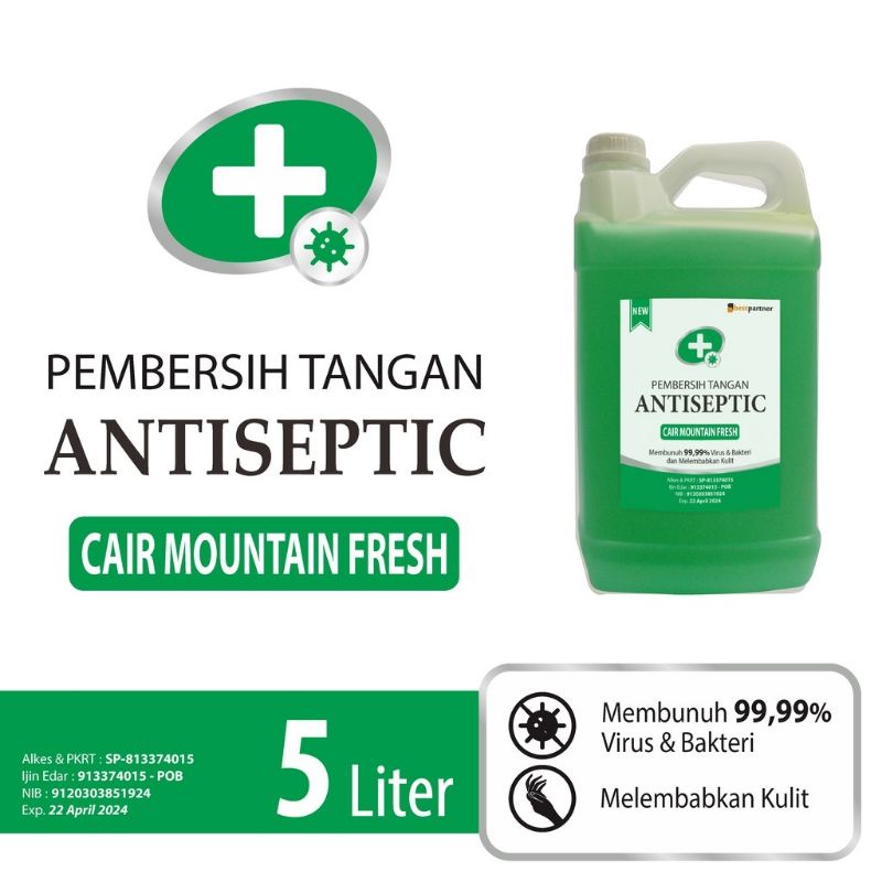 Handsanitizer Cair aroma MOUNTAIN FRESS jirigen 5 liter