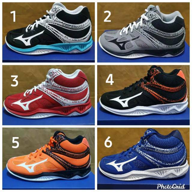 Sepatu Voli Mizuno Thunderblade 2 Mid Original