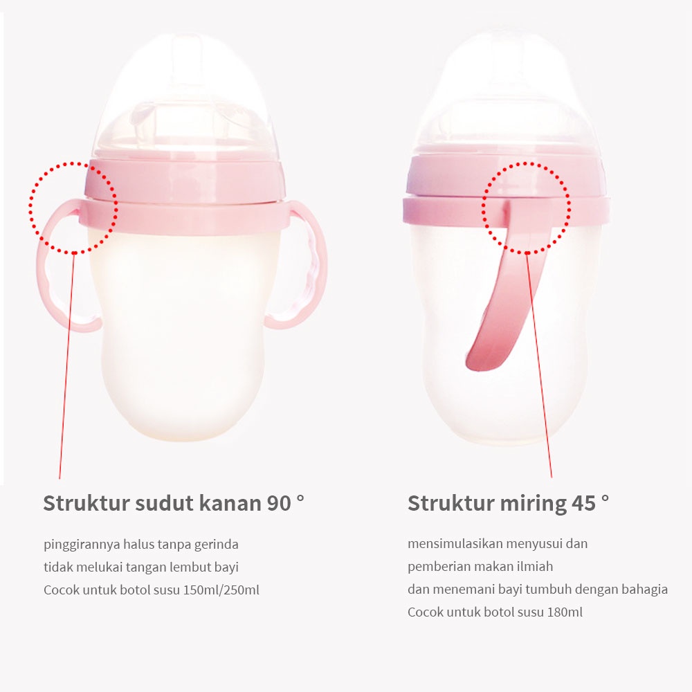 Lakhu PIKO BELLO pegangan botol susu bayi /bottle handle
