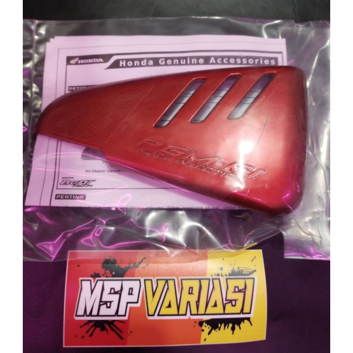 Variasi garnis cover filter udara Original AHM Beat fi 2013 / 2014