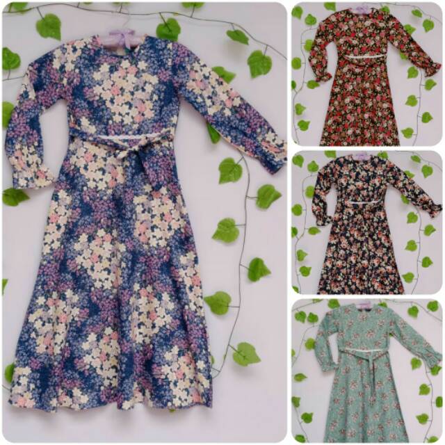Gamis anak size XXL Kiky collection. PB:107/LD:80/PL:58