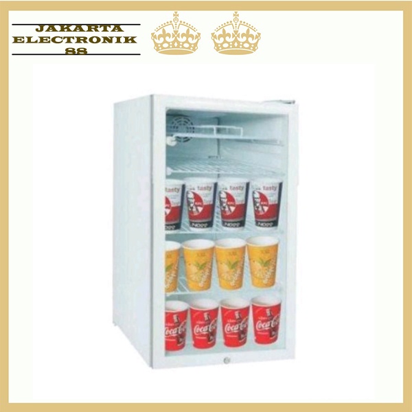 GEA showcase 4 rak EXPO90 Lemari Pendingin Minuman Fan Cooling New