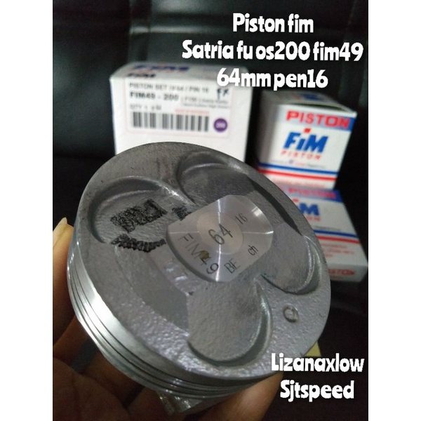 piston fim satria fu os 200 64 mm pen16 dome fim49-1