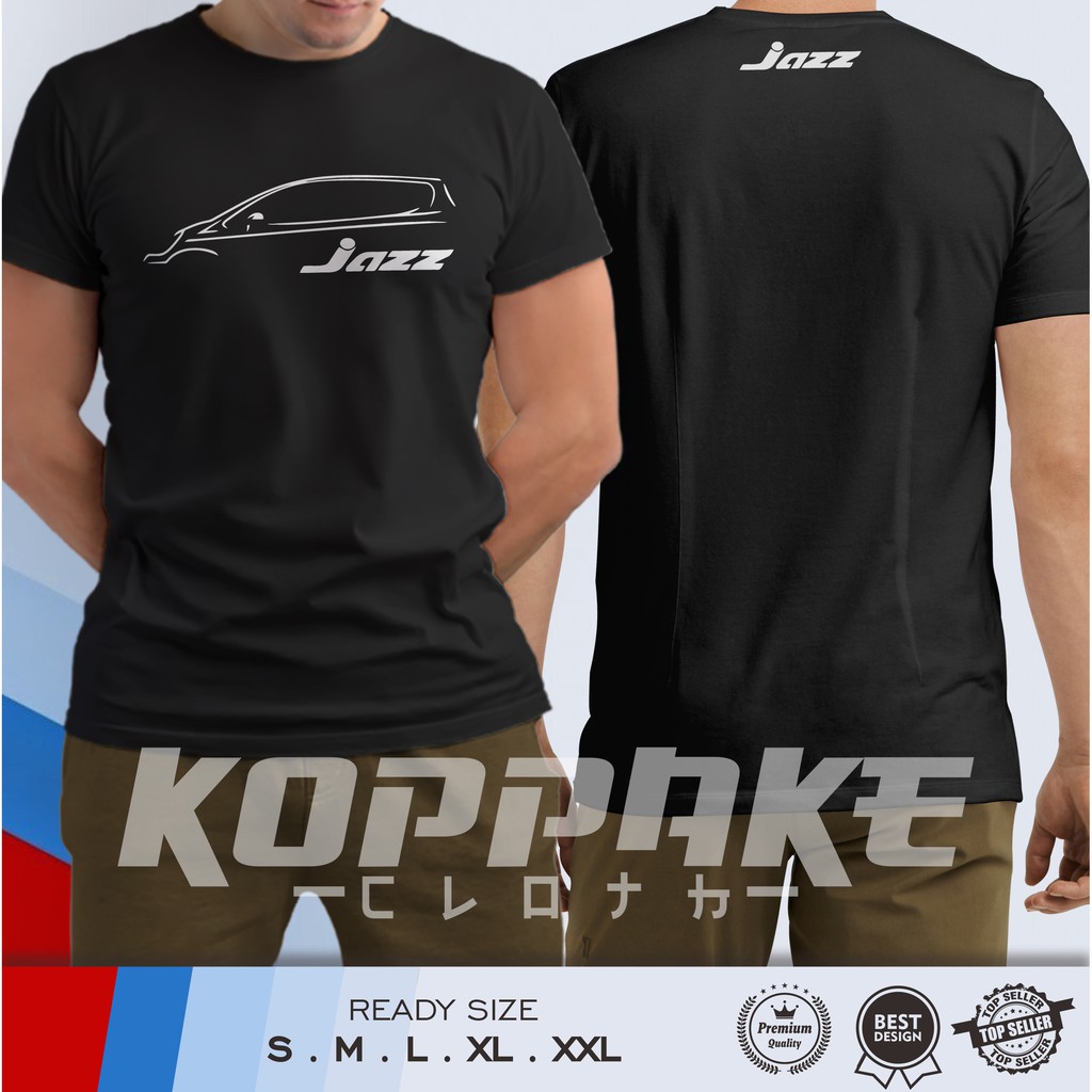 Kaos Mobil Honda Jazz GD3 Side Look Baju Otomotif