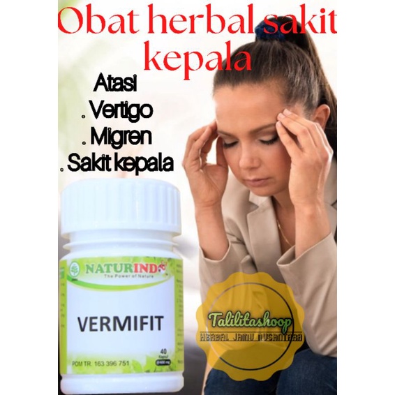 Jual Obat Sakit Kepala Vertigo Migrain Pusing Berputar Menahun Migren