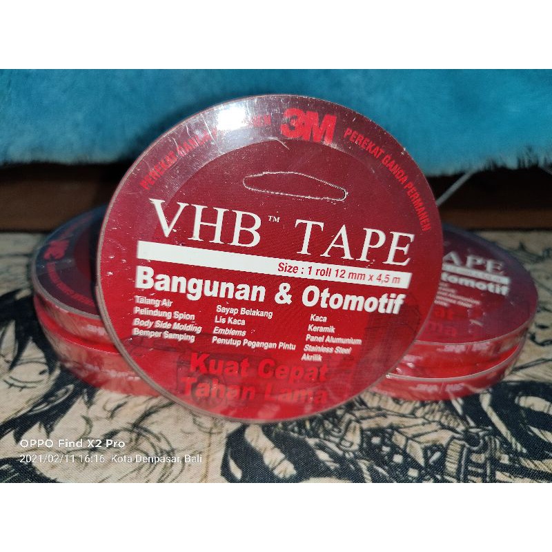 

Double tape VHB 3M uk 12 mm x 4.5 mtr original Double tape 3M