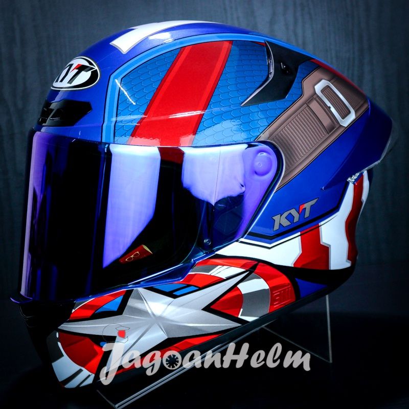 VISOR HELM KYT TTCOURSE | IRIDIUM | VISOR CUSTOM TT COURSE | MEREK NORISK