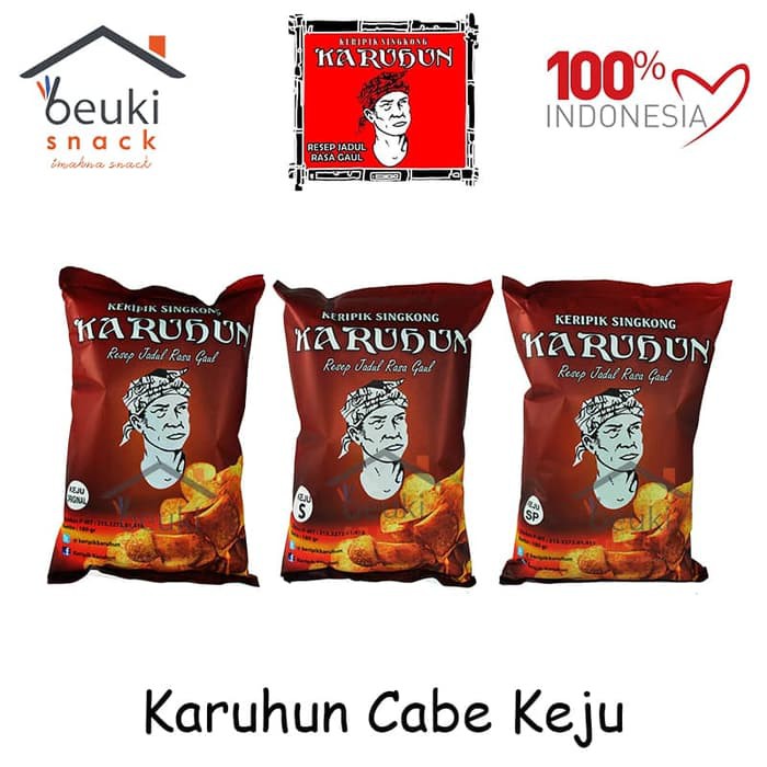 

Keripik Singkong Karuhun Jadoel - Netto 130 G