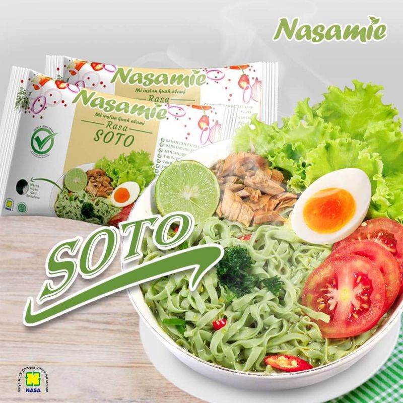 

Mie Nasa Mie sehat mie alami tanpa pengawet