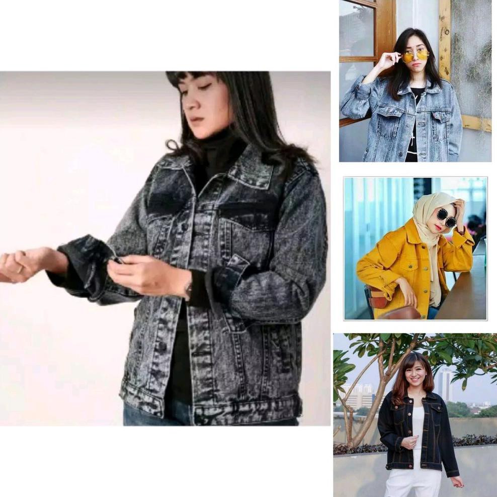 JAKET CEWEK JAKET JEANS WANITA JAKET LEVIS DENIM TRENDY OVERSIZE DISTRO ORIGINAL BOMBER PARKA HOODIE