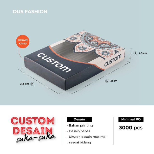 

Dus Busana 31 x 21.5 x 4.5 cm CST 084