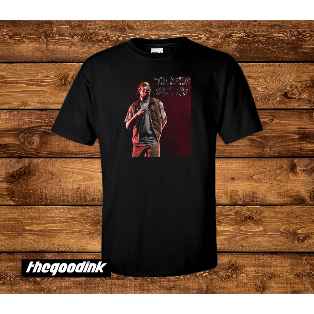 Kaos Travis Scott - Photo 1 - Original Gildan T-shirt DTG Print