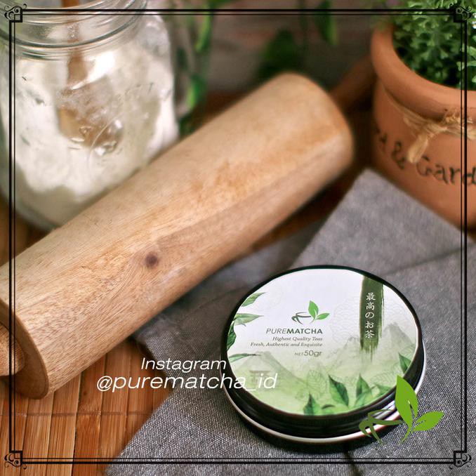 

Pure Premium Matcha Greentea Bubuk Powder 50gram